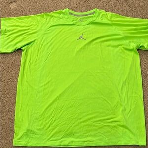 Jordan Men's Neon Green T-Shirt